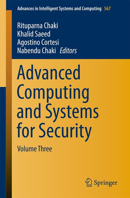 Advanced Computing and Systems for Security