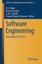 Software Engineering: Proceedings of CSI 2015