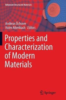 Properties and Characterization of Modern Materials - cover