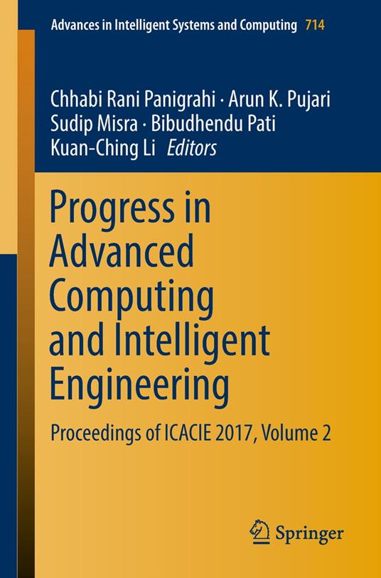 Progress in Advanced Computing and Intelligent Engineering