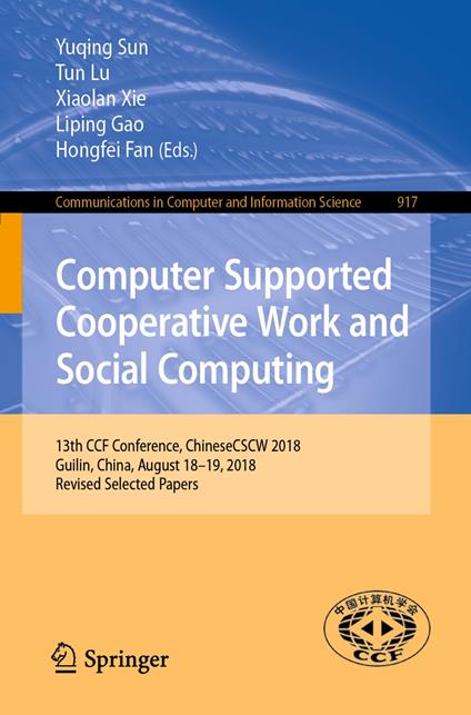 Computer Supported Cooperative Work and Social Computing