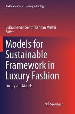 Models for Sustainable Framework in Luxury Fashion: Luxury and Models - cover