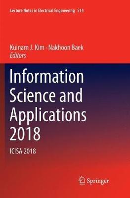 Information Science and Applications 2018: ICISA 2018 - cover