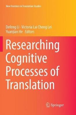 Researching Cognitive Processes of Translation - cover