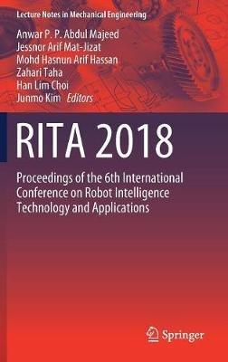RITA 2018: Proceedings of the 6th International Conference on Robot Intelligence Technology and Applications - cover
