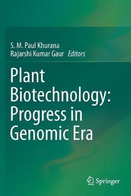 Plant Biotechnology:  Progress in Genomic Era - cover