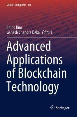 Advanced Applications of Blockchain Technology - cover