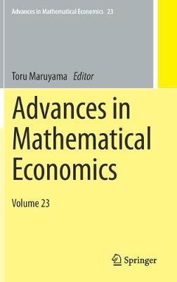 Advances in Mathematical Economics: Volume 23 - cover