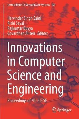 Innovations in Computer Science and Engineering: Proceedings of 7th ICICSE - cover