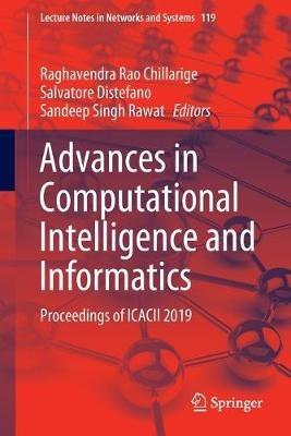 Advances in Computational Intelligence and Informatics: Proceedings of ICACII 2019 - cover