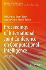 Proceedings of International Joint Conference on Computational Intelligence: IJCCI 2019