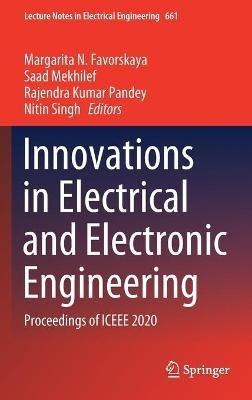 Innovations in Electrical and Electronic Engineering: Proceedings of ICEEE 2020 - cover