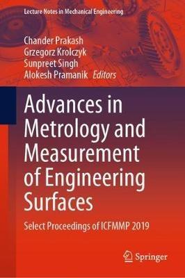 Advances in Metrology and Measurement of Engineering Surfaces: Select Proceedings of ICFMMP 2019 - cover