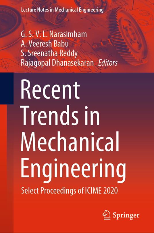 Recent Trends in Mechanical Engineering