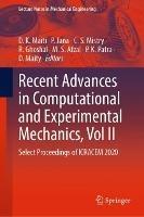 Recent Advances in Computational and Experimental Mechanics, Vol II: Select Proceedings of ICRACEM 2020 - cover