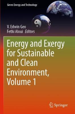Energy and Exergy for Sustainable and Clean Environment, Volume 1 - cover