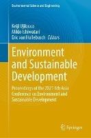 Environment and Sustainable Development: Proceedings of the 2021 6th Asia Conference on Environment and Sustainable Development - cover