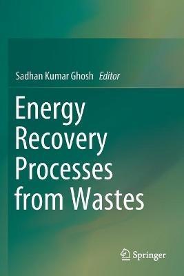 Energy Recovery Processes from Wastes - cover