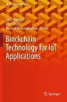 Blockchain Technology for IoT Applications - cover