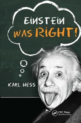Einstein Was Right! - Karl Hess - cover