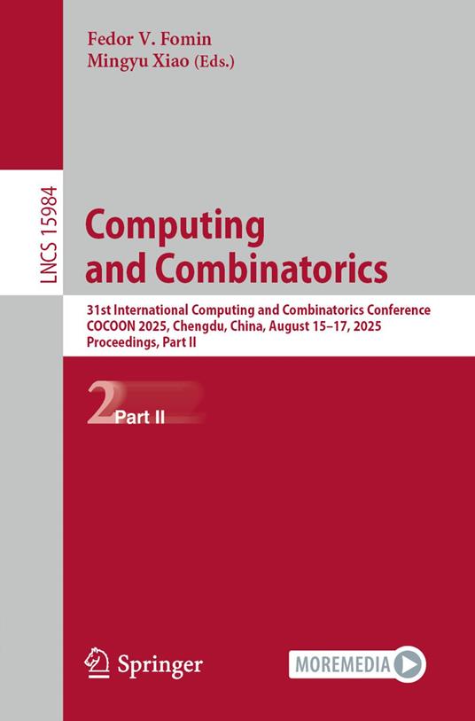 Computing and Combinatorics