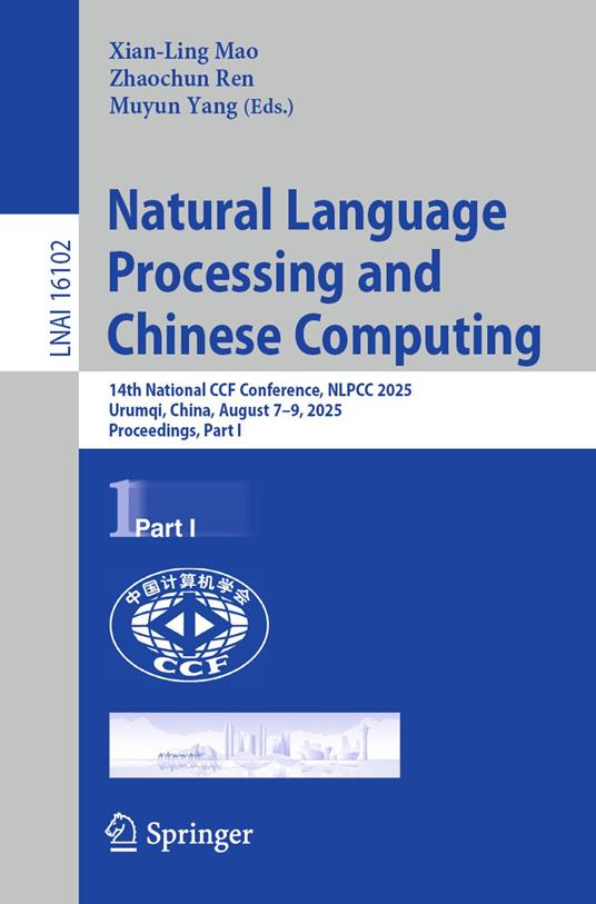 Natural Language Processing and Chinese Computing