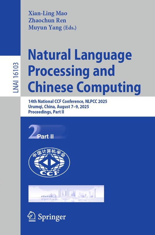 Natural Language Processing and Chinese Computing