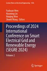 Proceedings of 2024 International Conference on Smart Electrical Grid and Renewable Energy (SEGRE 2024)