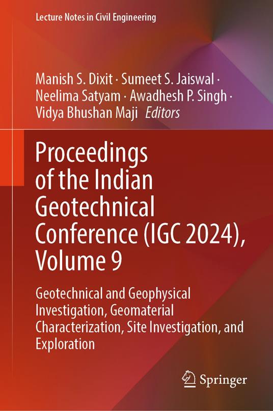 Proceedings of the Indian Geotechnical Conference (IGC 2024), Volume 9