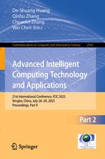 Advanced Intelligent Computing Technology and Applications