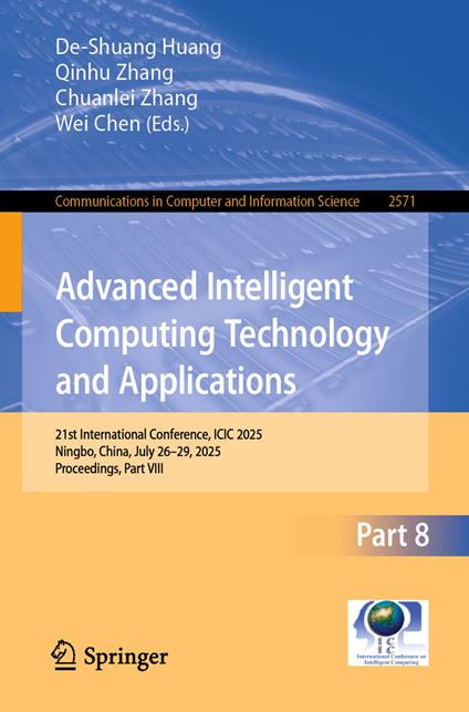 Advanced Intelligent Computing Technology and Applications
