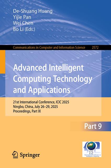 Advanced Intelligent Computing Technology and Applications