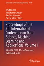 Proceedings of the 5th International Conference on Data Science, Machine Learning and Applications; Volume 1