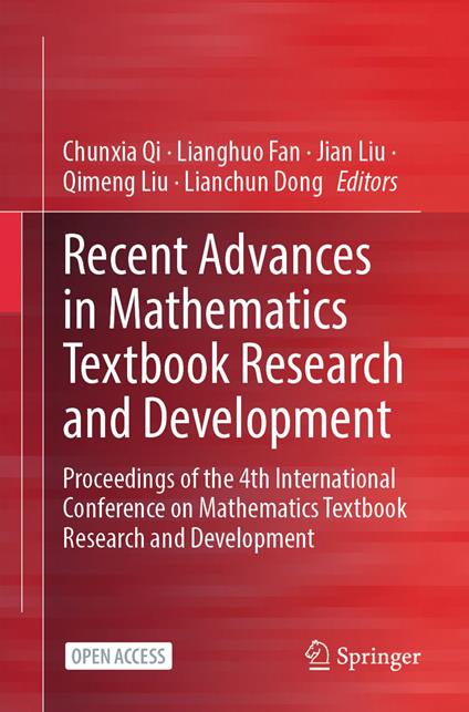 Recent Advances in Mathematics Textbook Research and Development