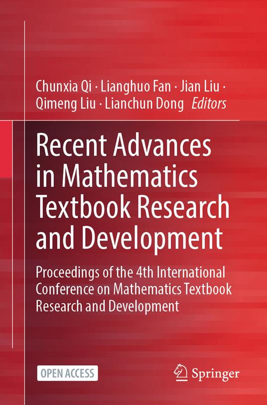Recent Advances in Mathematics Textbook Research and Development