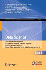 Data Science: 10th International Conference of Pioneering Computer Scientists, Engineers and Educators, ICPCSEE 2024, Macao, China, September 27–30, 2024, Proceedings, Part III