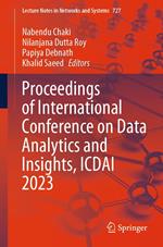 Proceedings of International Conference on Data Analytics and Insights, ICDAI 2023