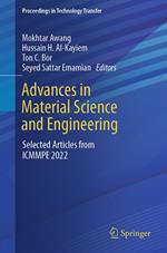 Advances in Material Science and Engineering