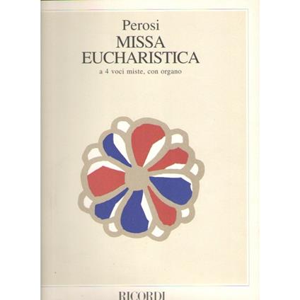  Missa Eucharistica a 4 voci miste con organo - Lorenzo Perosi -  Lorenzo Perosi - copertina
