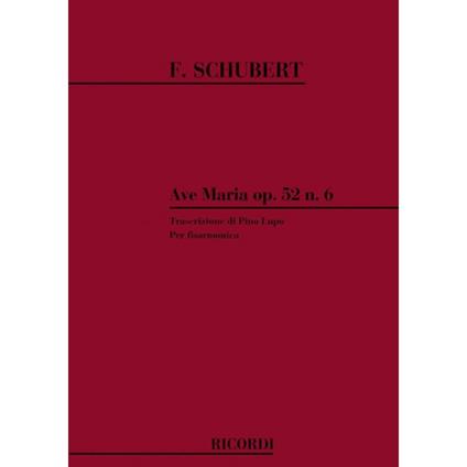  Ave Maria Op. 52 N. 6 D. 839 - Franz Schubert - Fisarmonica -  Franz Schubert - copertina