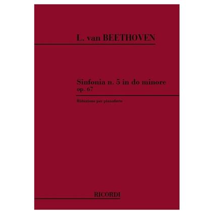  Sinfonia N. 5 in Do Minore, Op. 67 - Ludwig van Beethoven - Pianoforte -  Ludwig van Beethoven - copertina