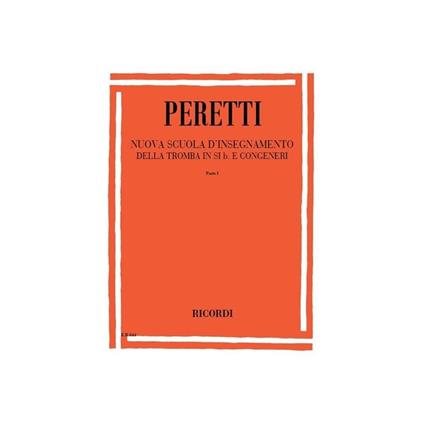  S. Peretti - Nuova Scuola D Insegnamento della Tromba in Sib - Parte 1 - copertina