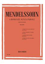  48 Romanze Senza Parole: 6 Romanze. Pianoforte