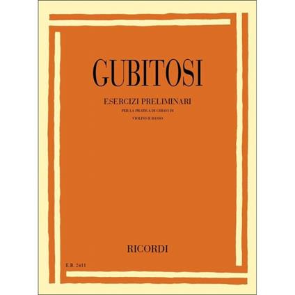  Esercizi Preliminari - Emilia Gubitosi -  Emilia Gubitosi - copertina