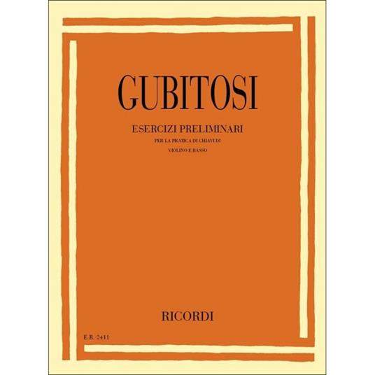  Esercizi Preliminari - Emilia Gubitosi -  Emilia Gubitosi - copertina