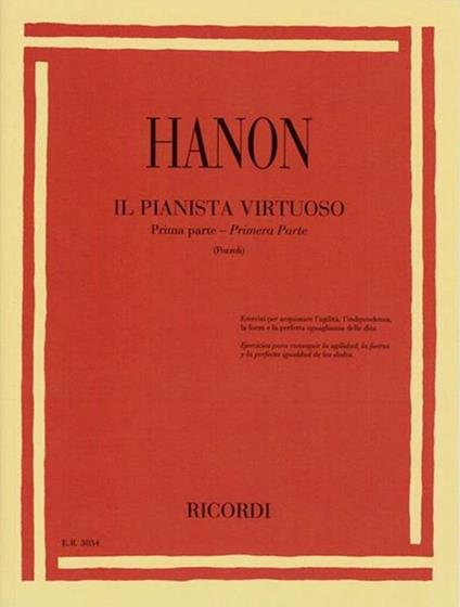 Il pianista virtuoso. Prima parte -  Charles-Louis Hanon - copertina