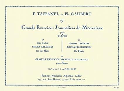  17 Grands Exercices Journaliers De Mecanisme - copertina