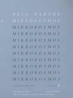  Béla Bartók. Mikrokosmos 6. pianoforte. blue