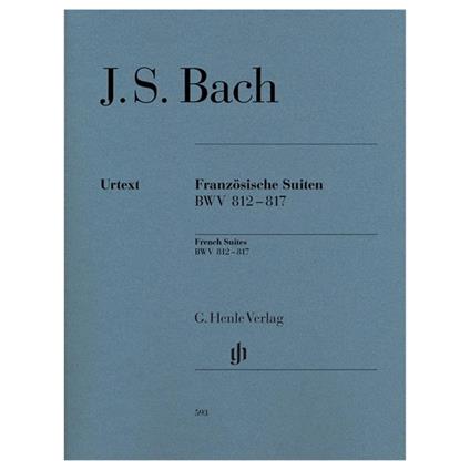  French Suites BWV 812-817 - Johann Sebastian Bach - pianoforte -  Johann Sebastian Bach - copertina