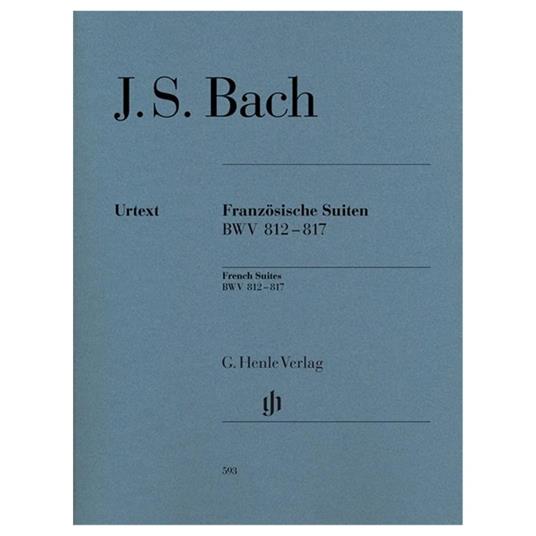  French Suites BWV 812-817 - Johann Sebastian Bach - pianoforte -  Johann Sebastian Bach - copertina